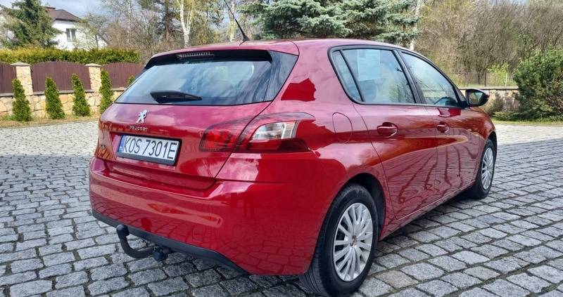 Peugeot 308 cena 31900 przebieg: 112223, rok produkcji 2014 z Oświęcim małe 106